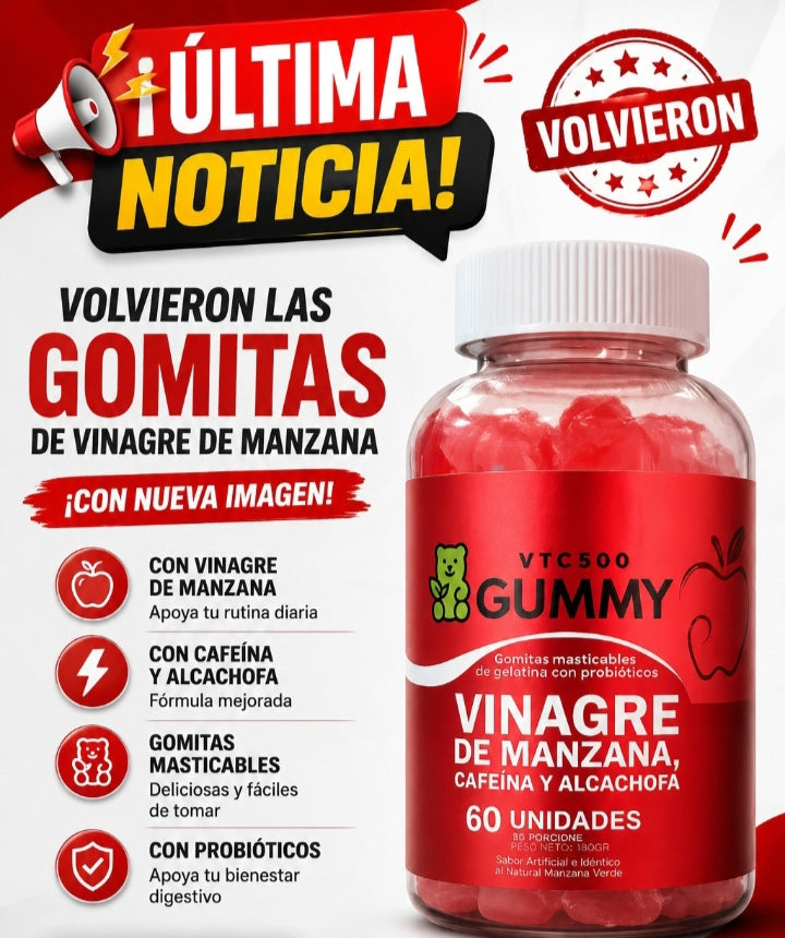 DROPI CUP GOMITAS VINAGRE DE MANAZANA